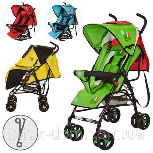 Дитяча прогулянкова коляска Bambi M 1701-1G (Зелена)