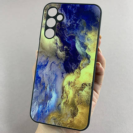 Чохол для Samsung Galaxy A24 4G (A245F) мармуровий чохол із захистом камери на телефон самсунг а24 4г чорний q7k, фото 1
