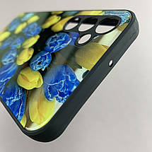 Чохол для Samsung Galaxy A24 4G (A245F) чохол із тюльпанами із захистом камери на самсунг а24 4г чорний q7k, фото 5