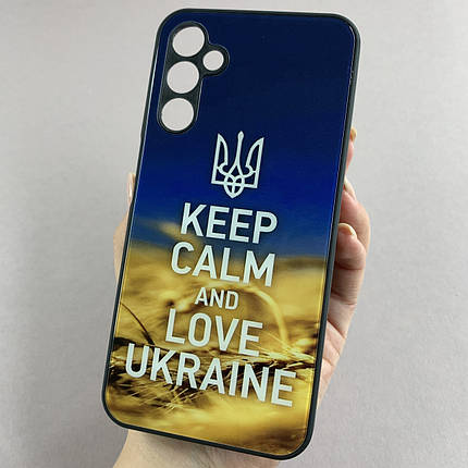 Чохол для Samsung Galaxy A24 4G (A245F) чохол Love Ukraine із захистом камери на самсунг а24 4г чорний q7k, фото 1