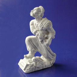 Фигурка статуэтка, 9,5*5,5*3 см., гипсовая, казак с саблей, (s01101-10)