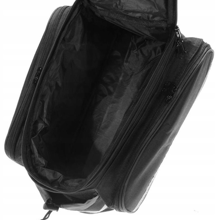 Складная велосипедная сумка на багажник с дождевиком 30L Korbi черная Shopy Складна велосипедна сумка на - фото 7 - id-p2029308815