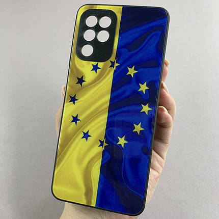 Чохол для Samsung Galaxy A22 чохол Україна ЄС із захистом камери на телефон самсунг а22 чорний q7k, фото 1