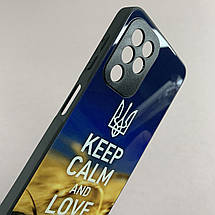 Чохол для Samsung Galaxy A22 чохол Love Ukraine із захистом камери на телефон самсунг а22 чорний q7k, фото 4