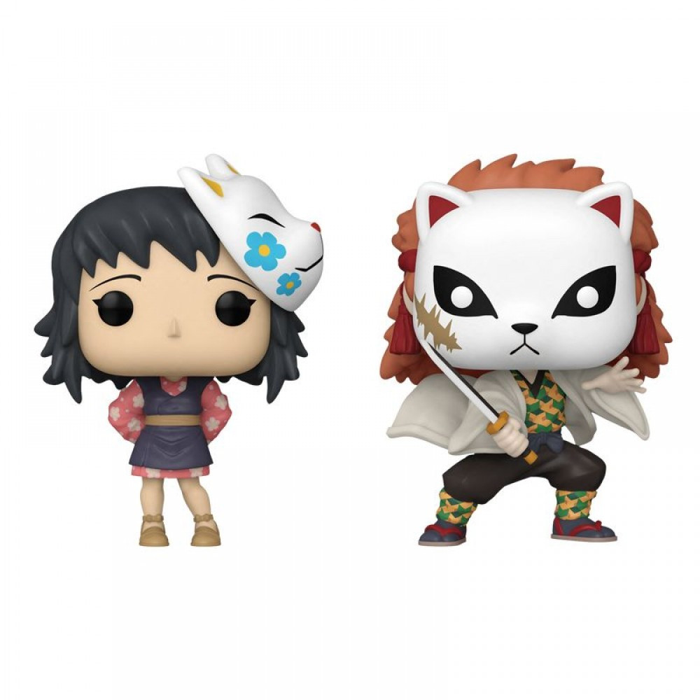 FUNKO POP DEMON SLAYER MAKOMO AND SABITO ID 2029315002