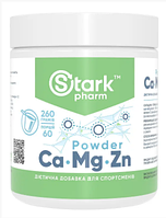 Комплекс минералов Stark Pharm Calcium Magnesium & Zinc Powder, 260 грамм