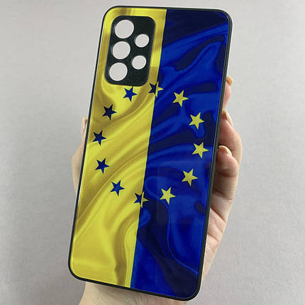 Чохол для Samsung Galaxy A32 4G (A35F) чохол Україна ЄС із захистом камери на телефон самсунг а32 4г чорний q7k, фото 1