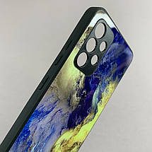 Чохол для Samsung Galaxy A32 4G (A325F) мармуровий чохол із захистом камери на телефон самсунг а32 4г чорний q7k, фото 4