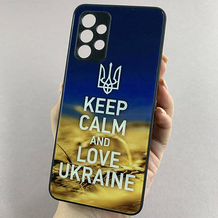 Чохол для Samsung Galaxy A32 4G (A325F) чохол Love Ukraine із захистом камери на самсунг а32 4г чорний q7k, фото 1