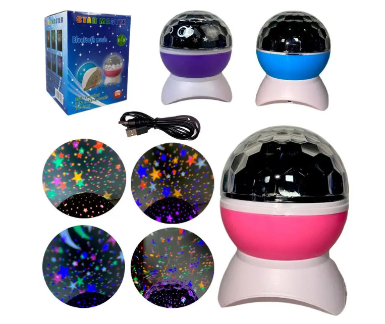 Нічник проектор "Star Master" HX-627 Bluetooth для дітей від 3х років.