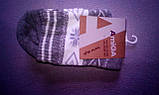 Шкарпетки жіночі Amiga теплі зимові на махрі розмір 23-25 (36-40) сірі з білим зимовий візерунок, фото 6