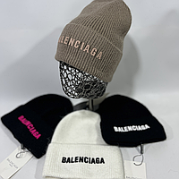 Кашемировая шапка Balenciaga в расцветках, головные уборы, женские шапки, шапка зимняя, брендовая шапка расцветка 2