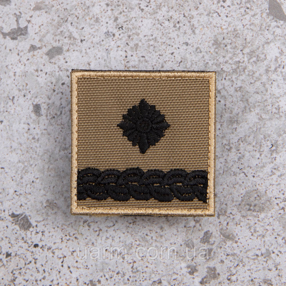 Погон НАТО майор койот 5.0 х 5.0, фото 1