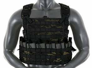 Тактичний Chest Rig піхотний - Multicam Black [8FIELDS]