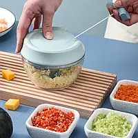 Ручной измельчитель для мяса, овощей и фруктов, льда Quick MINI CHOPPER с контейнером