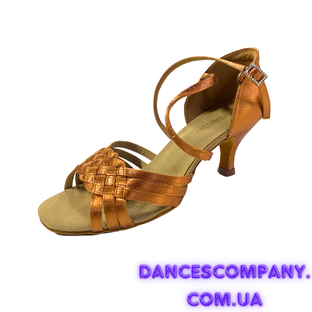 Взуття для бальних танців ,жіноча латина каблук 6см
