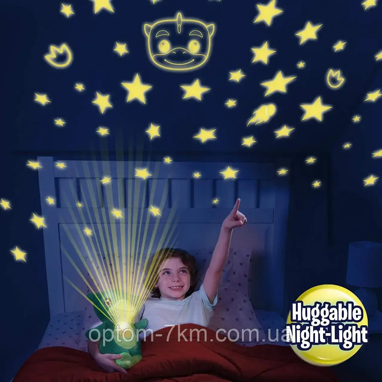 Мягкая детская игрушка ночник-проектор звездного неба Star Bellу Dream Lites Puppy DT - фото 10 - id-p1510751615