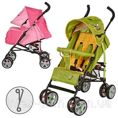 Дитяча коляска-тростина BAMBI M 2103-2P (Рожева)