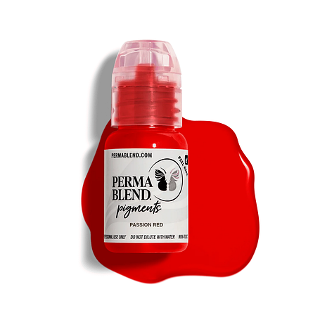 Пігмент для татуажу губ PERMA BLEND Passion Red (USA), 15 мл, фото 1