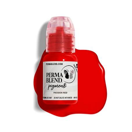 Пігмент для татуажу губ PERMA BLEND Passion Red (USA), 15 мл, фото 2