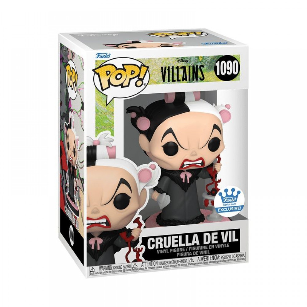 Фігурка FUNKO POP DISNEY VILLAINS - CRUELLA DE VIL, фото 1