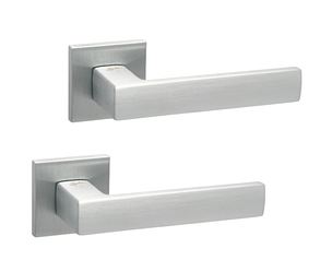 Ручки для дверей SAFITA Strong HS LT SC хром матовий (на міжкімнатні та вхідні двері)