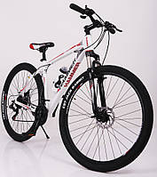 Гірський велосипед Найнер Hammer-29 Чорно-синій Shimano на зріст від 190 см Біло-Червоний