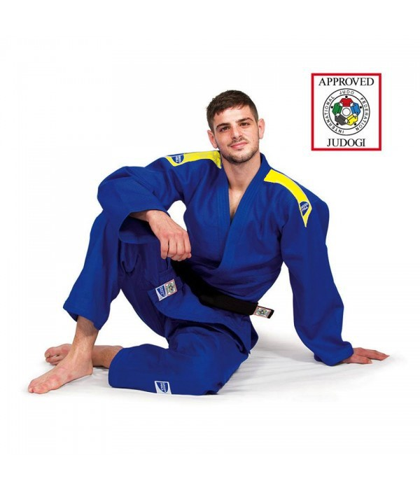 Кімоно дзюдо GREEN HILL PROFESSIONAL IJF щільн.750мг/см2 синій