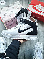 Мужские зимние кроссовки Nike Air Force Hight Winter (белые) модные повседневные кроссы 1260TP Найк