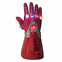 Перчатка бесконечности Железного человека светящаяся 36 см Перчатка Iron Man Мстители финал