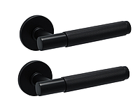 Ручки дверные Safita ENIGMA RS MB матовые чорные (на межкомнатные и входные двери)