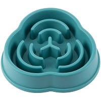 Посуда для собак WahoPet slow feeder миска-лабиринт (зеленая) (2700000021170)