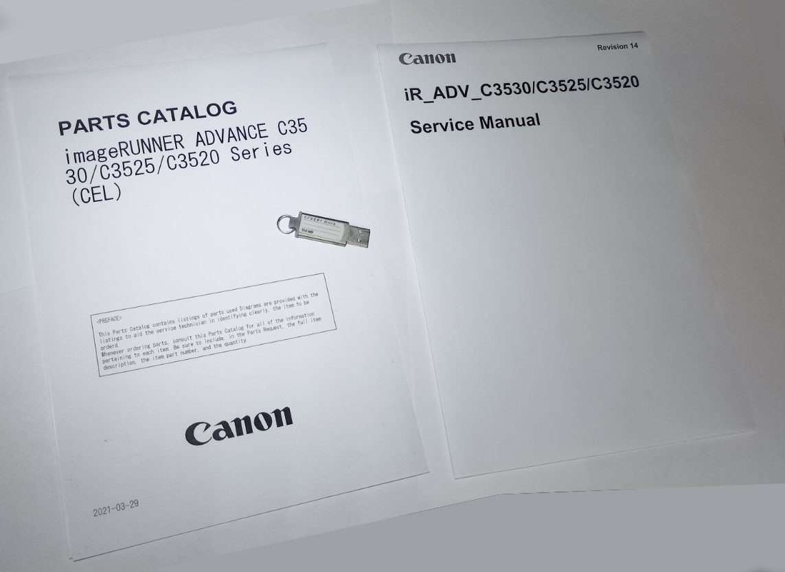 Сервісна документація Canon iR ADV C3530 (Service Manual, PARTS CATALOG)