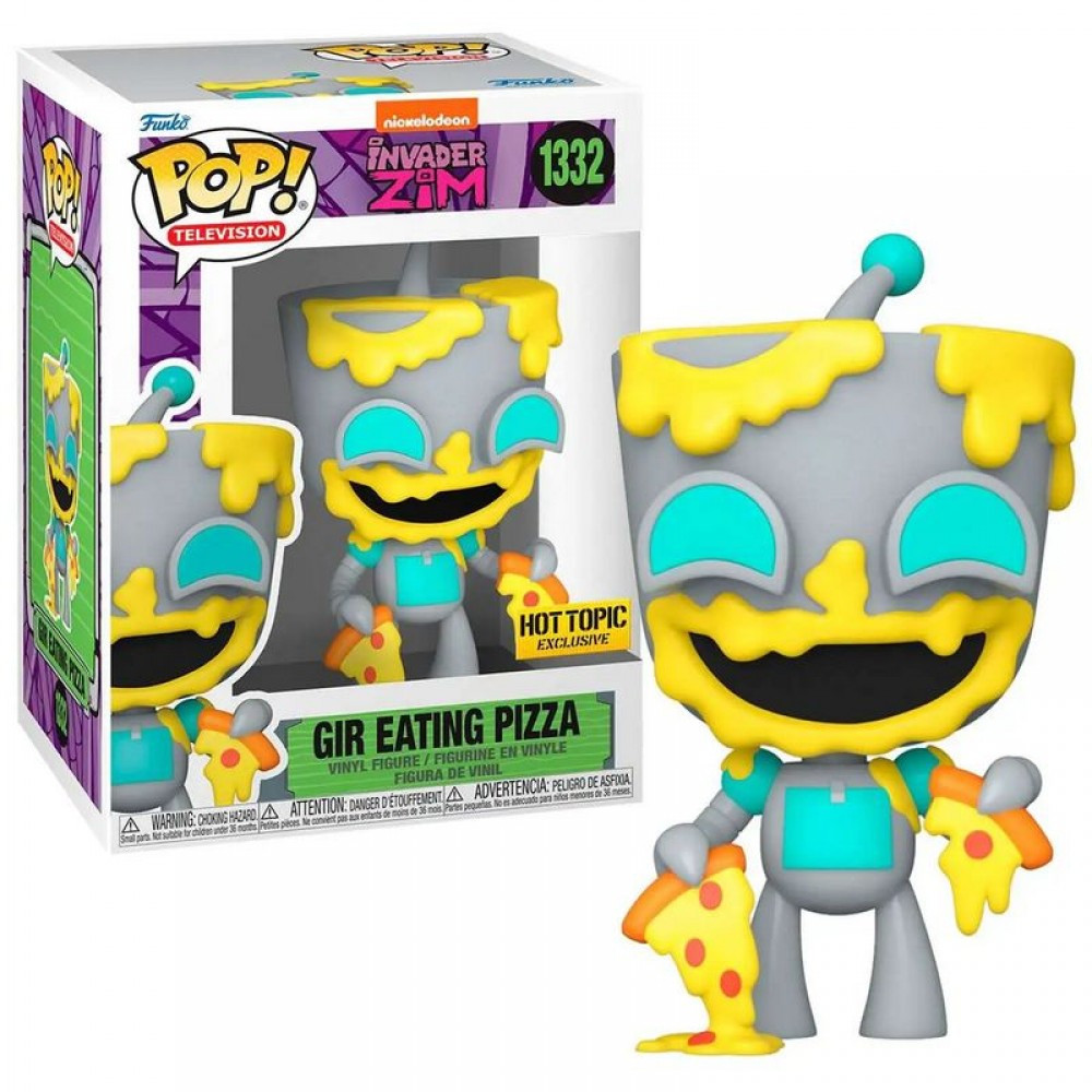 Фігурка FUNKO POP INVADER ZIM - GIR EATING PIZZA