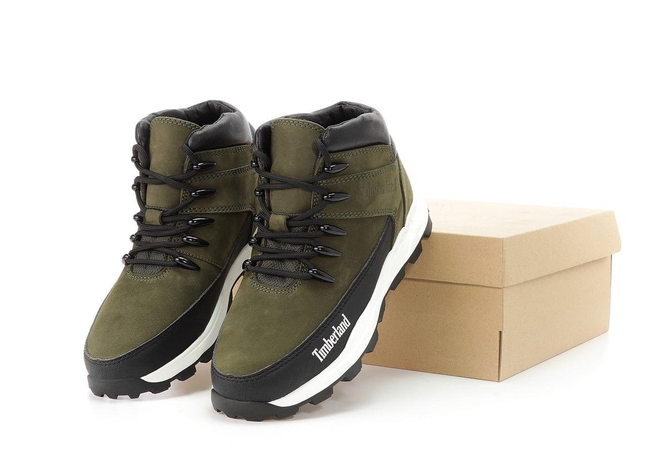 Чоловічі зимові черевики Timberland 32600 хакі