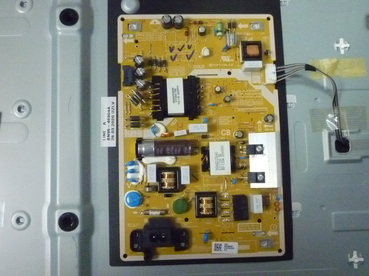 Платы от LED TV Samsung UE43T5300AUXUA поблочно (разбита матрица) (ID ...