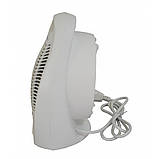 Тепловентилятор спіральний Grunhelm FH-03 1800 – 2000 Вт 2 режима роботи до 20 м² з функцією вентилятора, фото 2