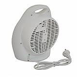 Тепловентилятор спіральний Grunhelm FH-03 1800 – 2000 Вт 2 режима роботи до 20 м² з функцією вентилятора, фото 3