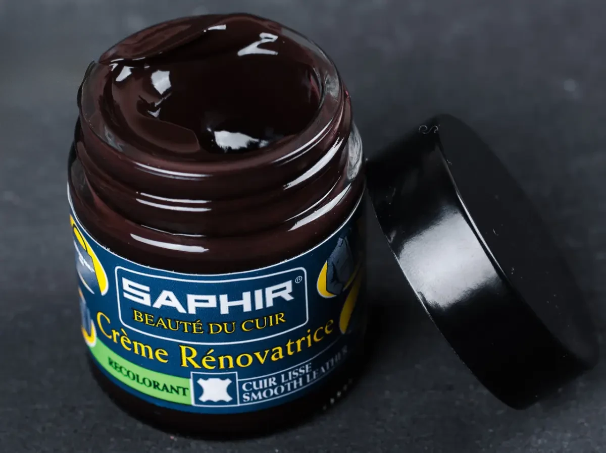 Рідка Шкіра Saphir Creme Renovatrice цв. темно-коричневий 30 мл, фото 1