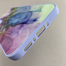 Чохол для Samsung Galaxy A34 5G (A346E) мармуровий чохол із захистом камери на самсунг а34 5г бузковий q7k, фото 6
