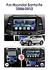 Штатна автомагнітола Android Hyundai Santa Fe 2 2006-2012 K3 2/32Гб 9 дюймів 4 ядра WiFi GPS, фото 3