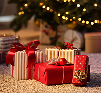 Новогодний подарок Surprise BOX сюрприз девушке, парню, ребенку подарок под елку "Эмоции гарантированные"