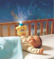 Нічник проектор дитячий з проекцією казкових героїв та музичним супроводом для малюків від народження