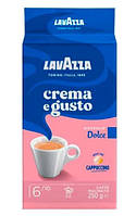 Кофе молотый Lavazza Crema e Gusto Dolce 250 г в цветной упаковке