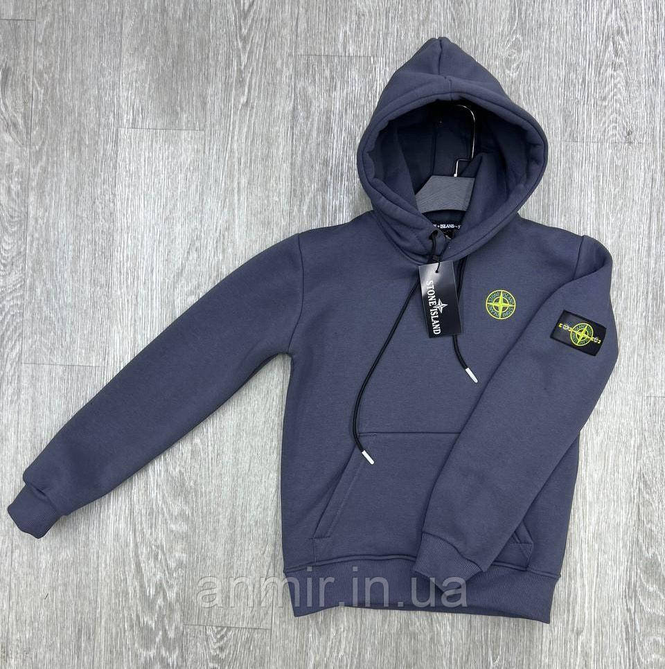 Худі з капюшоном підліткове для хлопчика Stone Island розмір 13-17 років, колір уточнюйте під час замовлення