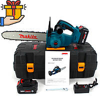 Мощная аккумуляторная цепная пила Makita DUC122Z (36V, 6Ah) Электропила на аккумуляторах макита