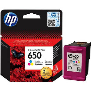 Картридж HP 650 Tri-Color (CZ102AE) 3.5 ml