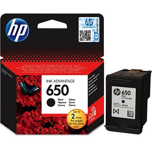 Картридж HP 650 Black Original (CZ101AE) оригінальний, чорний, струменевий, з пігментним чорнилом (4.5 ml)