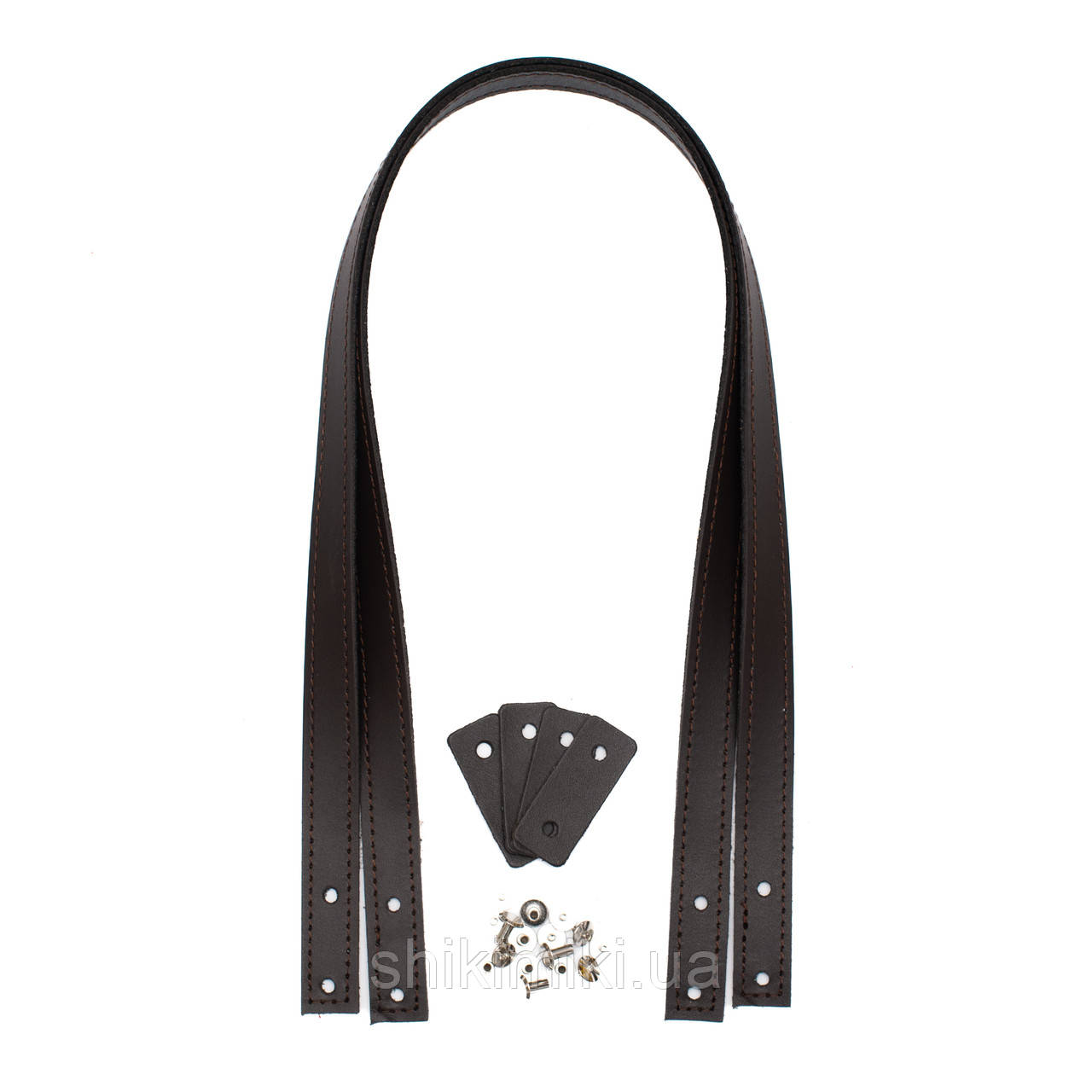 Ручки на гвинтах для шопперів (70*2 см), колір Шоколадний, фото 1