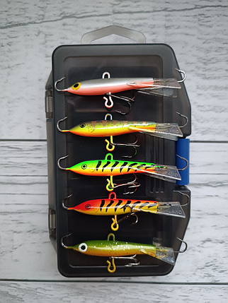 Набір Балансирів Jigging Rap W6 1\2oz 14g 5шт в коробці, фото 1